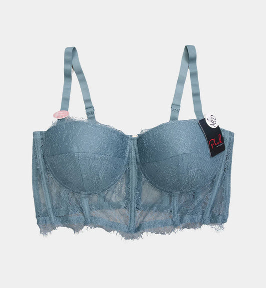 Bralette corto azul